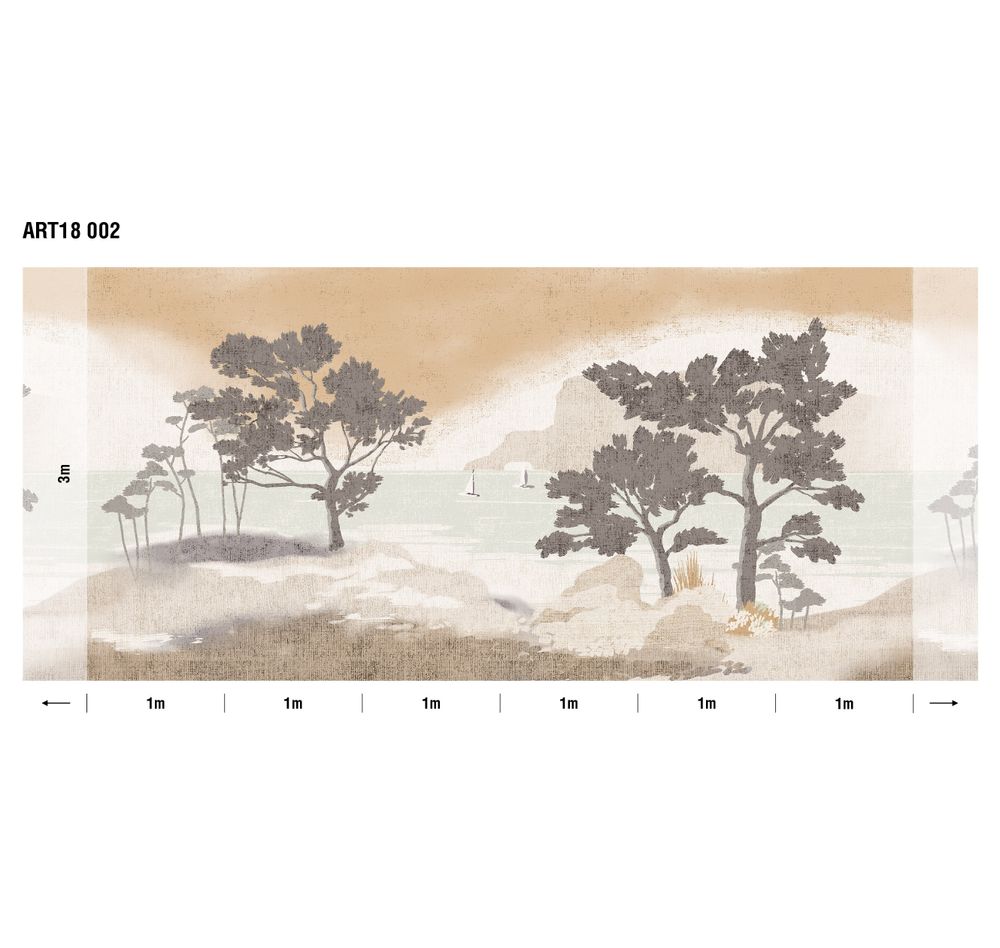 Пейзаж 2 Бухта панно