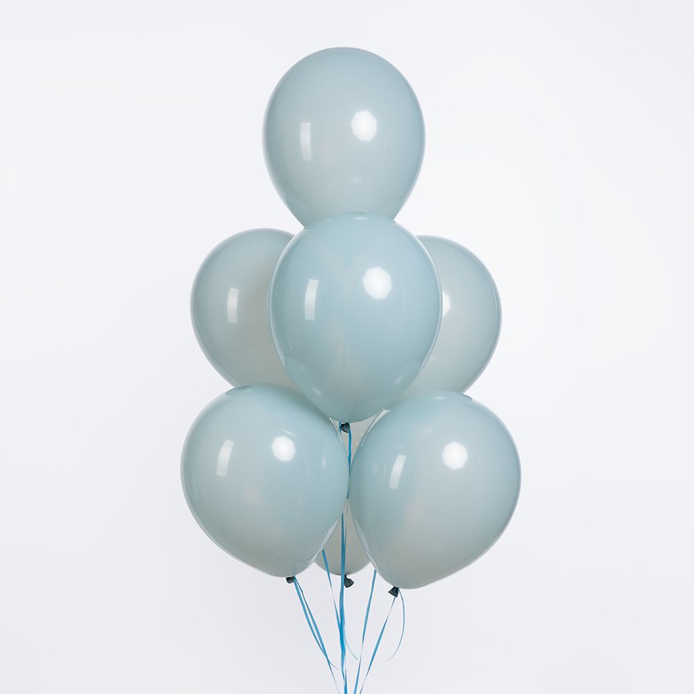 Шар (12''/30 см), Пыльная мята, пастель ретро, 100 шт.