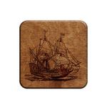 Набор подставок под кружки "История мореплавания"