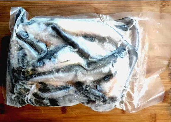 Крупная балтийская с/м корюшка с икрой (в вакуумной упаковке)