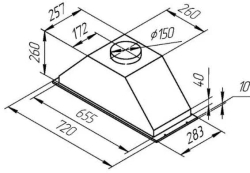 Вытяжка Kuppersberg INLINEA 72 XE