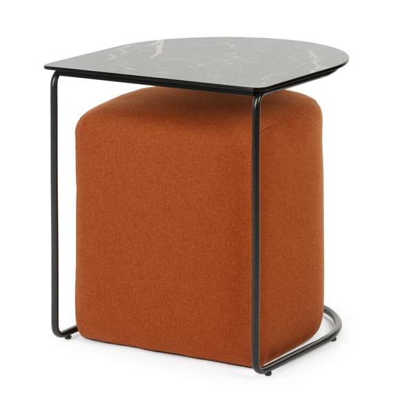 Кофейный столик с пуфом Eglens 44х42