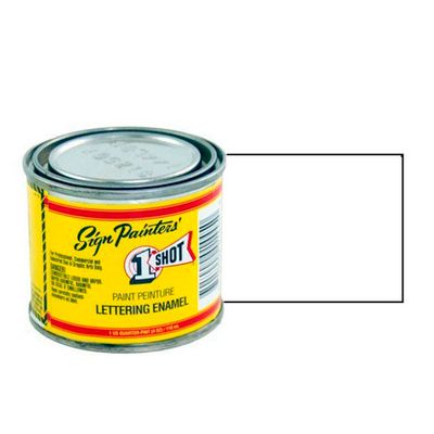 Эмаль для пинстрайпинга 1 Shot Полярный белый (Polar White), 118 мл