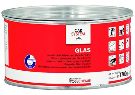 Шпатлевка со стекловолотном Carsystem Glas VOSSCHEMIE 1,8кг