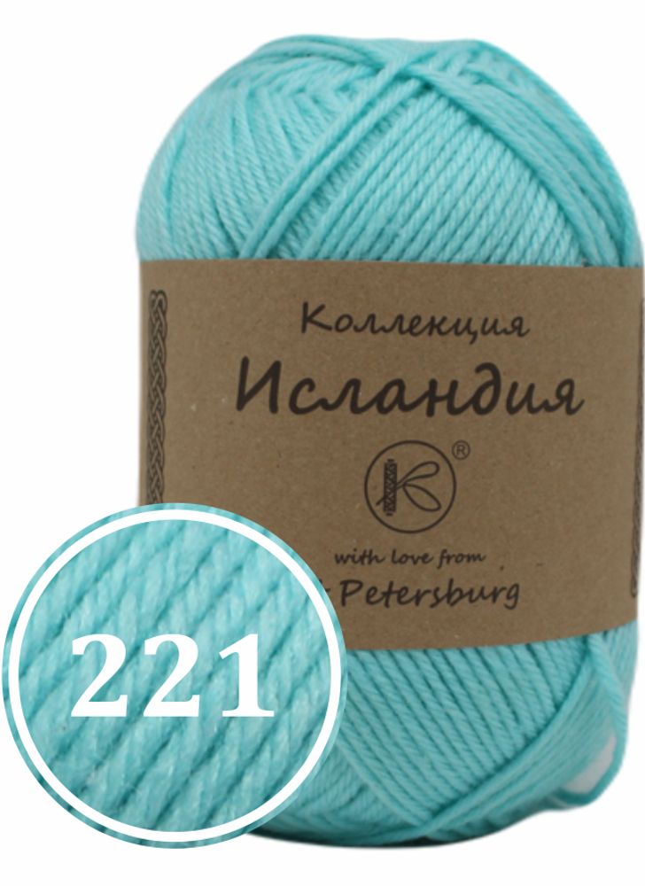 Пряжа синтетическая &quot;Исландия&quot; 200г (221)