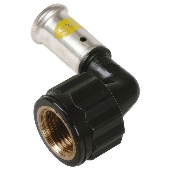 Угольник HENCO 90гр ВР ПВДФ пресс (газ), 32x1quot;