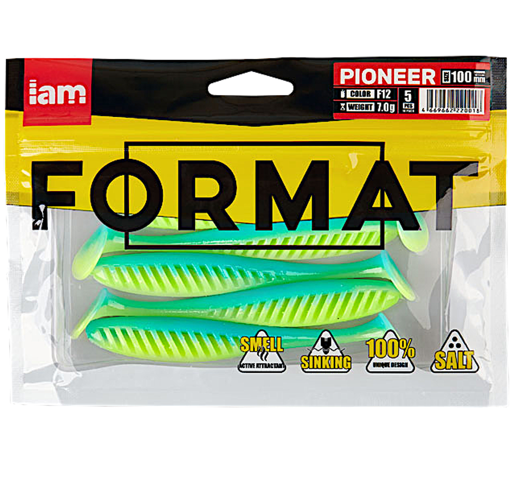 Мягкая приманка IAM Format Pioneer 088мм 4.8г -