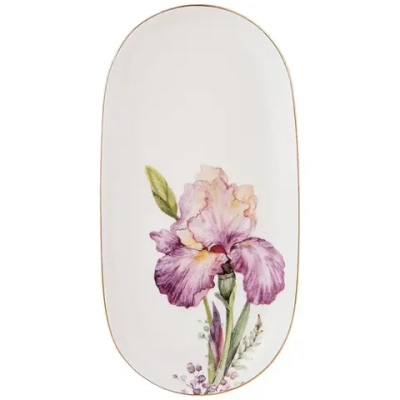 Блюдо овальное lefard irises 20,5 см