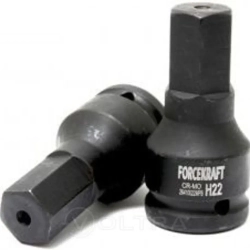 Головка-бита ударная 6-гранная 38мм,3/4'' FORCEKRAFT FK-26410038MPB