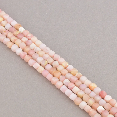 Нитка Опал 38 см. (Без замка) - Розовая