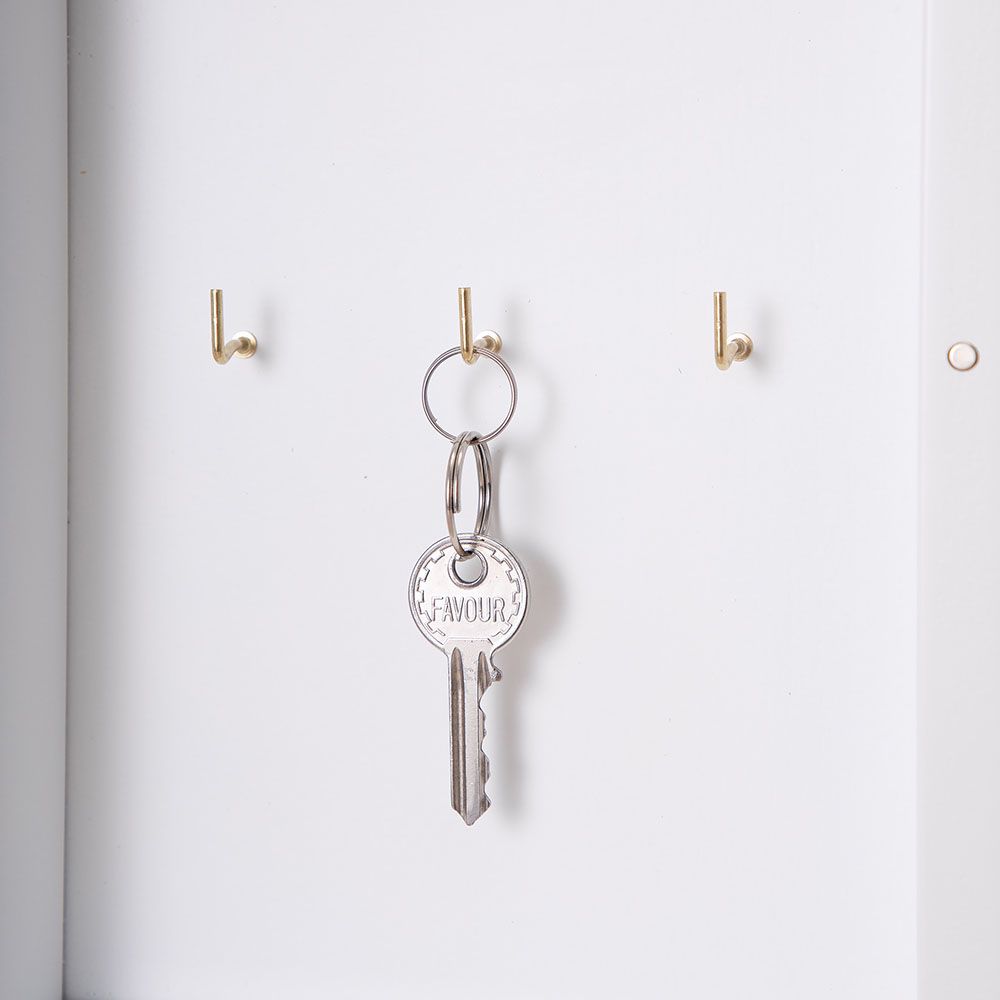 Полка ключница Oliva Branch (Олива Бранч) 2 Айс Античное серебро