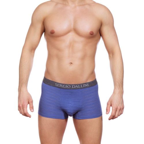 Мужские трусы боксеры синие Sergio Dallini SG2306-1