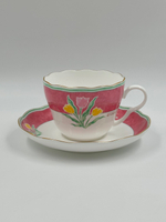 Чайная пара с розовой каймой Givenchy by Yamaka