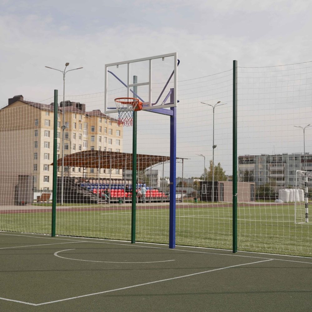 Щит баскетбольный игровой (монолитный поликарбонат) 1050х1800 мм ZAVODSPORTA