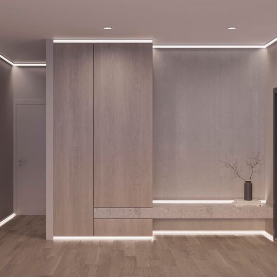 Профиль Arlight Plintus-H54B-2000 Black 046140