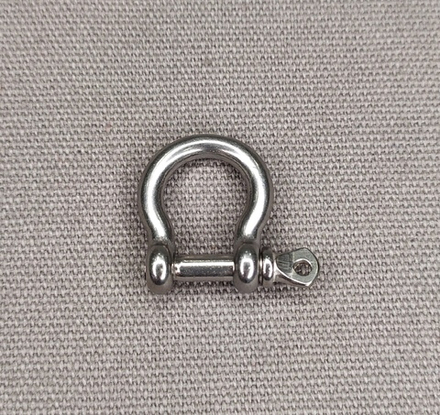 Застежка D образная, шакл, нерж.