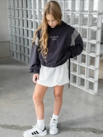 Худи для девочки с завязками в школу