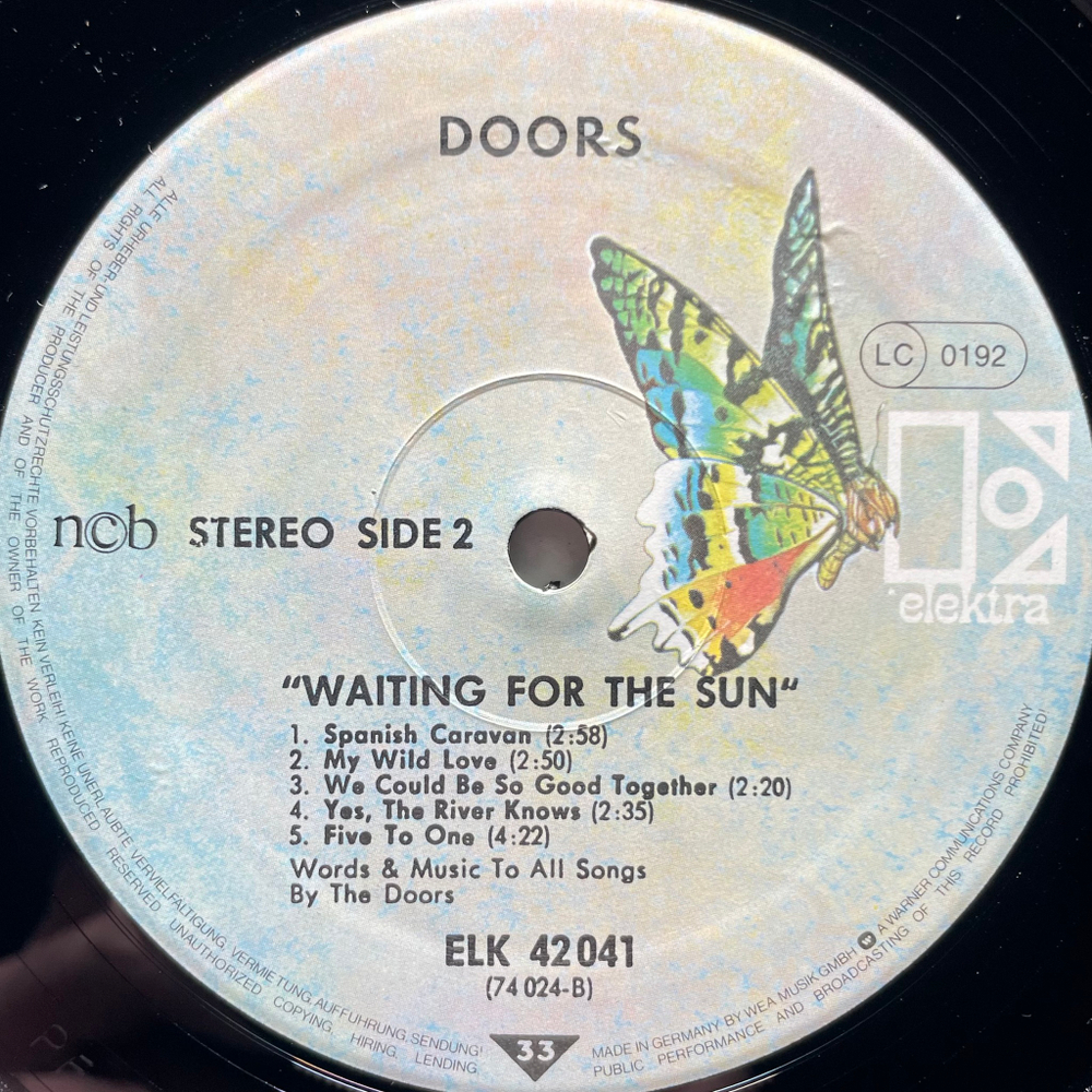 The Doors ‎– Waiting For The Sun (Скандинавия)