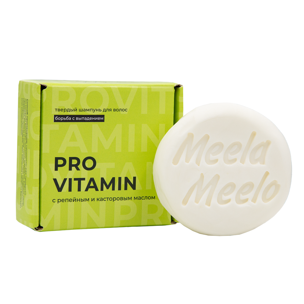 Твердый шампунь &quot;Pro Vitamin&quot; в картонной коробке, ТМ MEELA MEELO