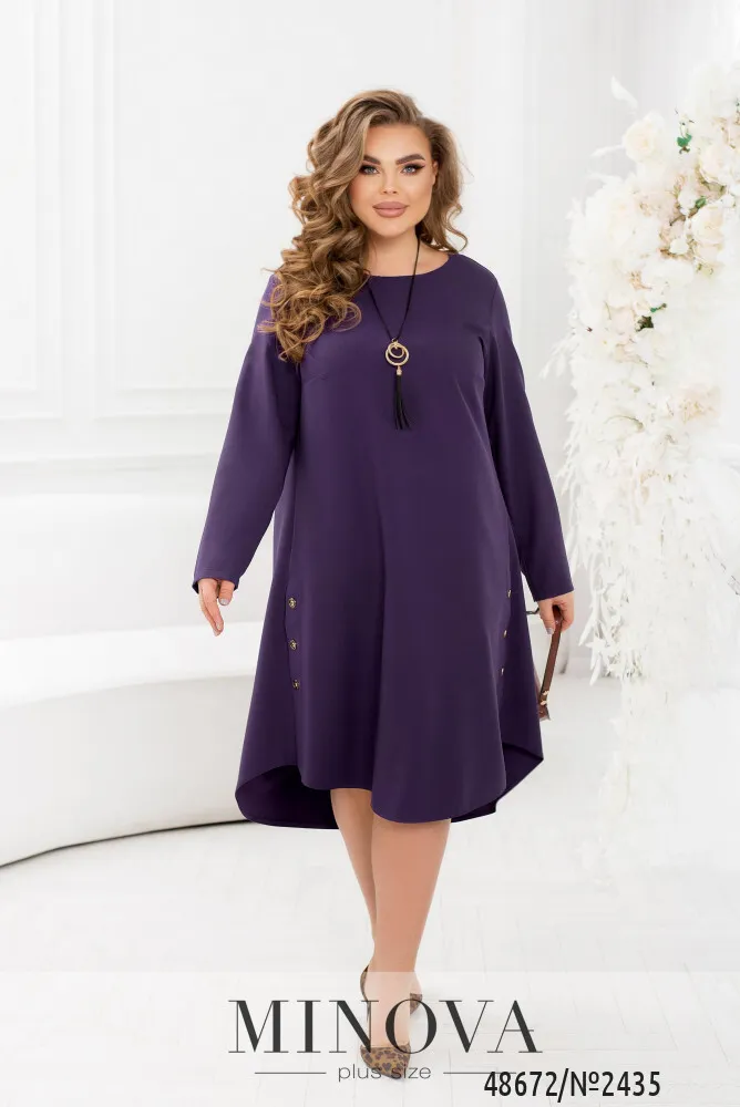 Платье 2435-фиолетовый Minova