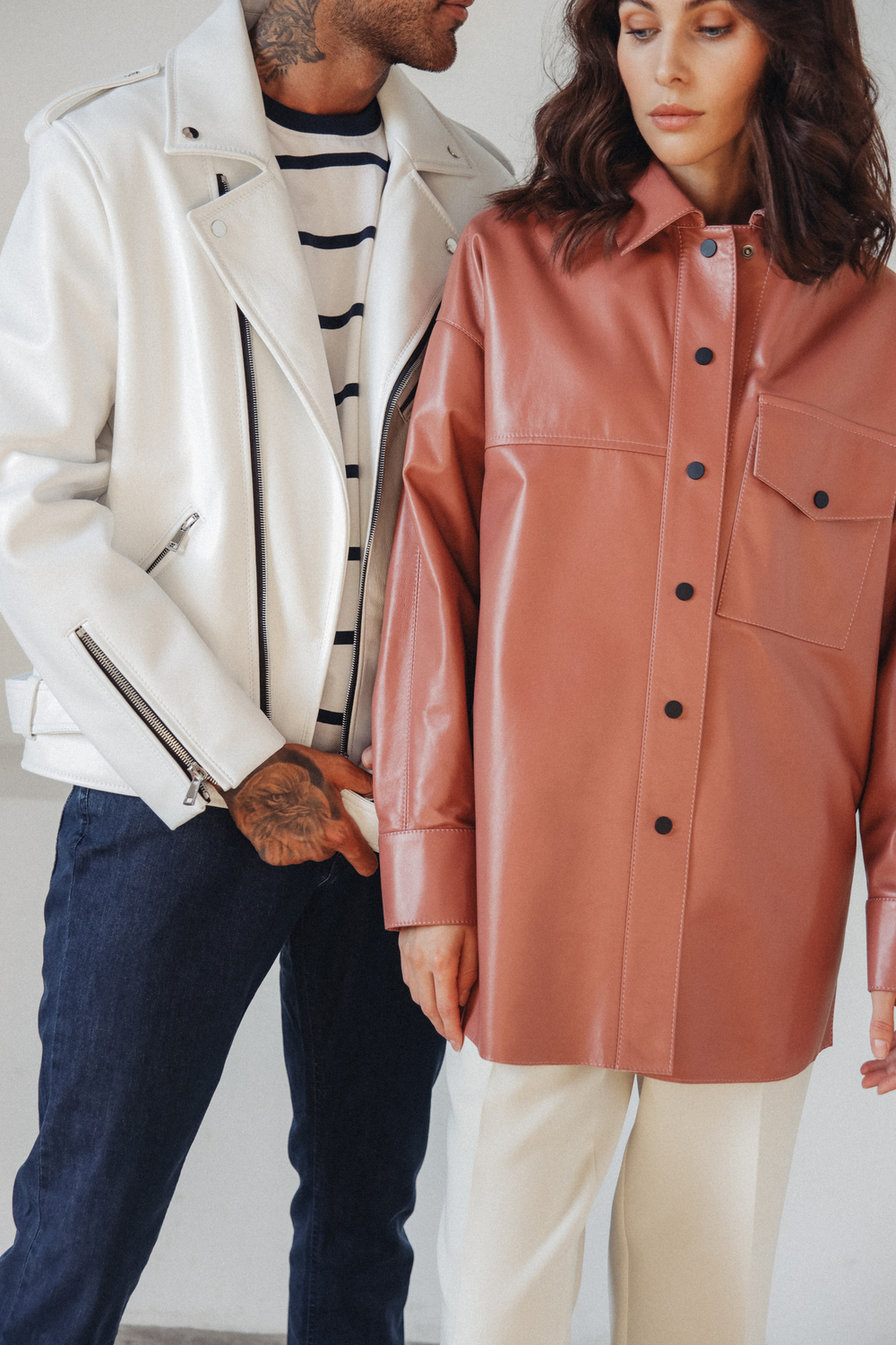 Kосуха мужская Boyfriend белая