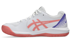 Женские кроссовки для Падел Asics Gel-Dedicate 8 Padel - white/guava