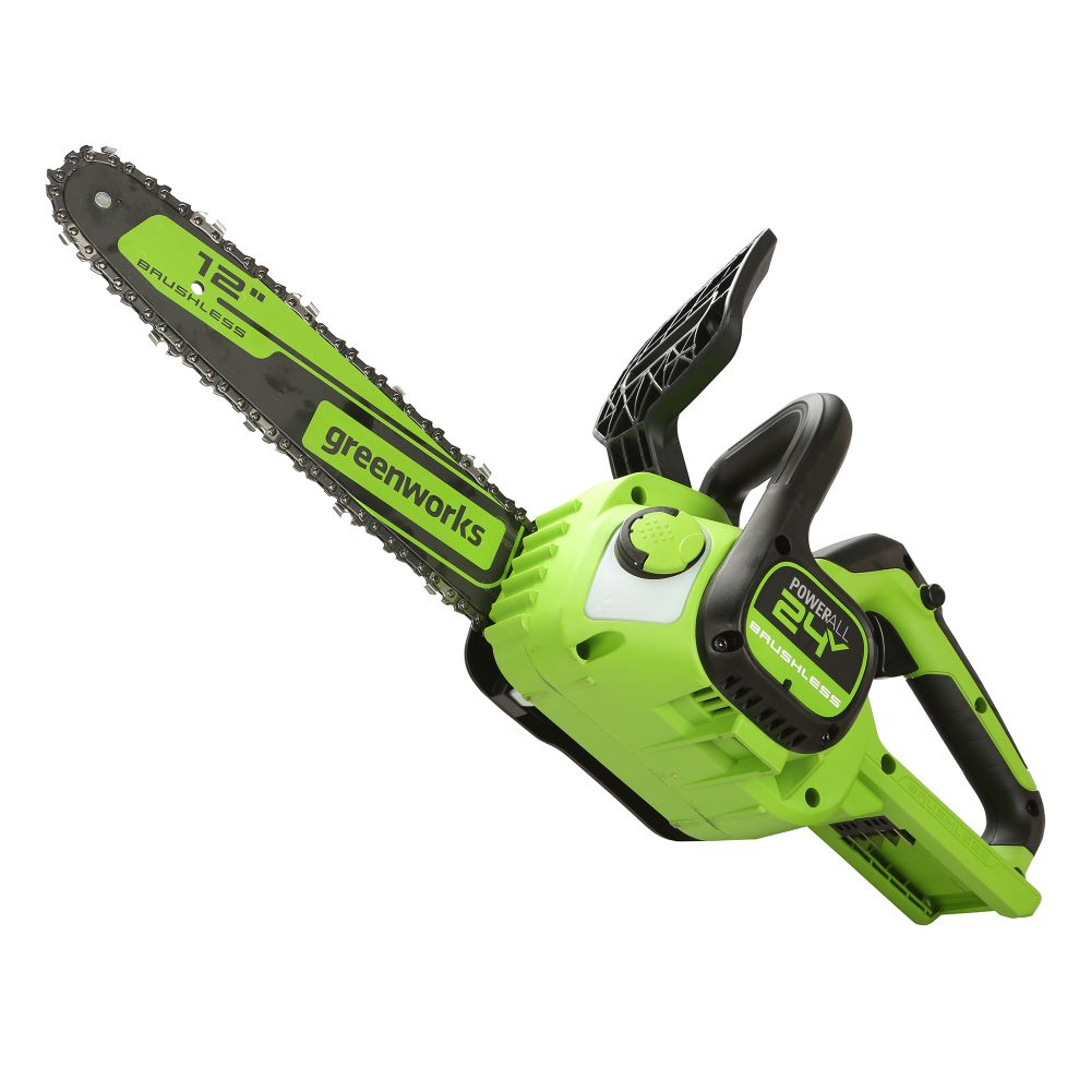 Аккумуляторная цепная пила Greenworks GD24CS30K4, 2007007UB,24v, 30см, АКБ 4 А·ч и ЗУ