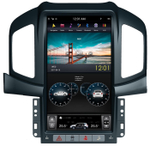 Магнитола для Chevrolet Captiva 2011-2015 - Carmedia ZF-1803-GE вертикальный экран в стиле "Тесла" на Android 13, 8Гб+128Гб, CarPlay, 4G SIM-слот