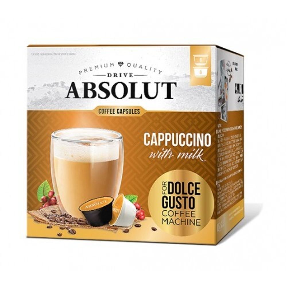 Живой кофе каппучино для Dolce Gusto, 16 штук