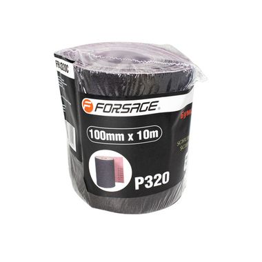 Бумага наждачная на тканевой основе 100ммх10м в рулоне (P320) Forsage F-FB4320C