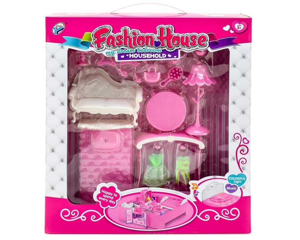 Мебель для куклы, коробка YY-483