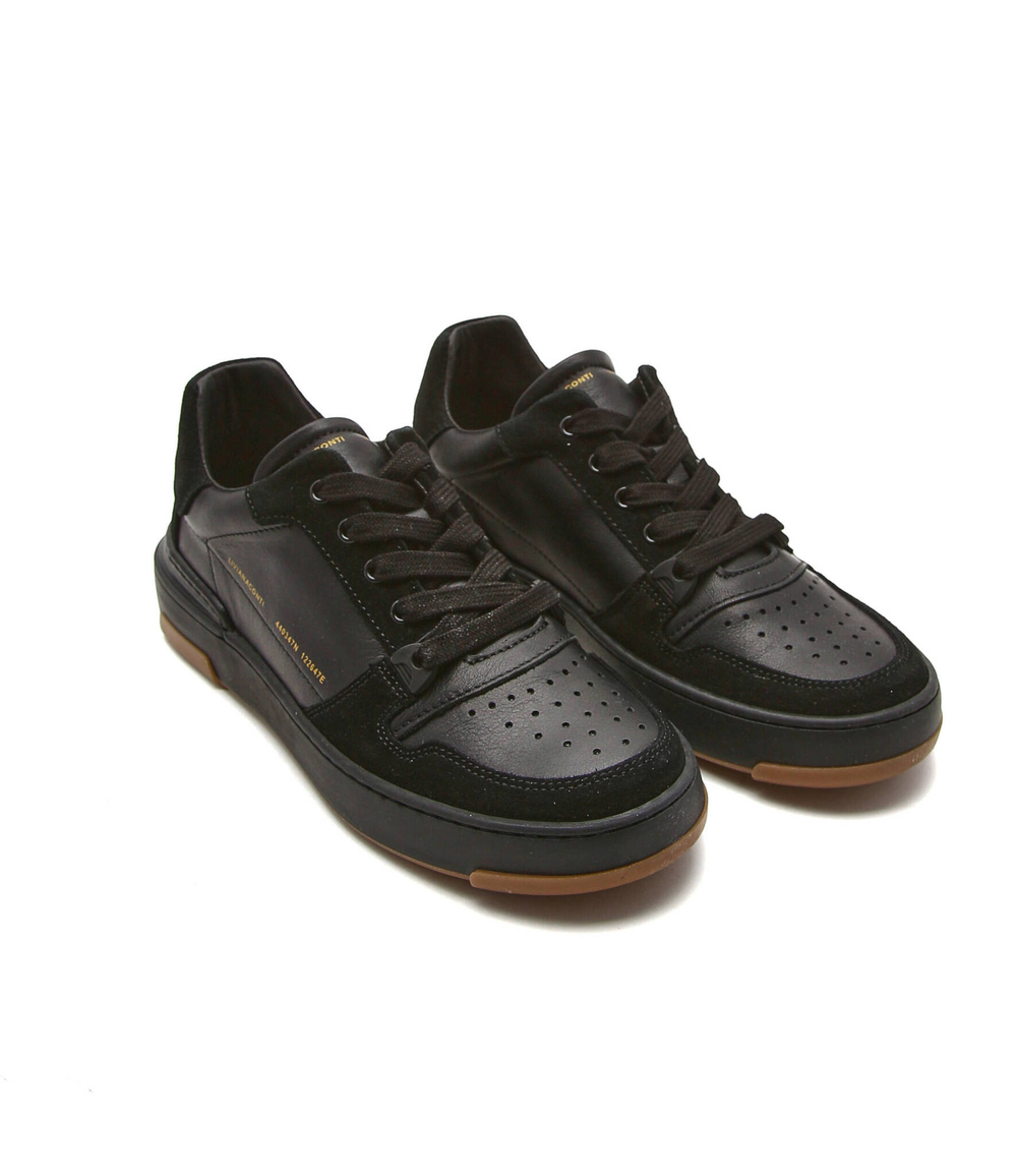 Кожаные кроссовки Liviana Conti - черный(A2WC41)