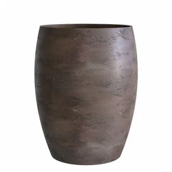 Кашпо OVAL TAUPE CONCRETE D45 H66
