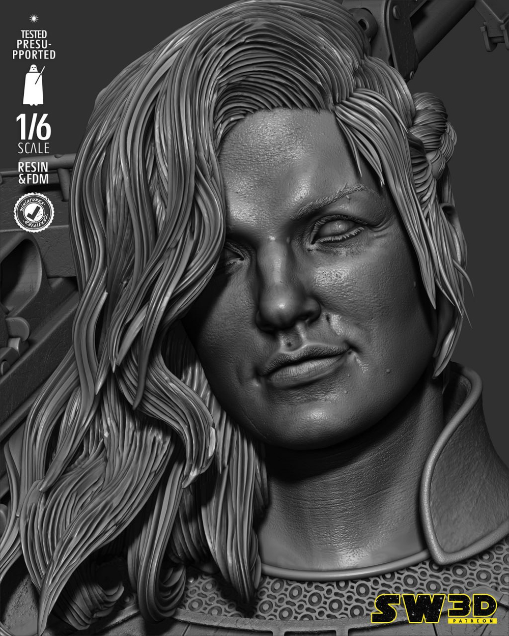 Фигурка Джина Карано Кара Дюн Мандалорец Gina Carano Cara Dune The Mandalorian