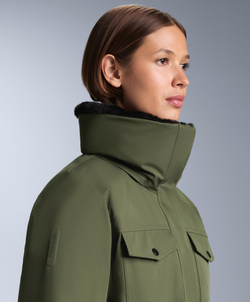 Oysho Водонепроницаемая утепленная куртка Primaloft® SKI, хаки