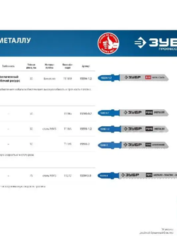 Полотна по металлу (2 шт; 50х1.2 мм; HSS; Т-хвост.; Т218А) для электролобзика Stayer 15995-1.2_z02