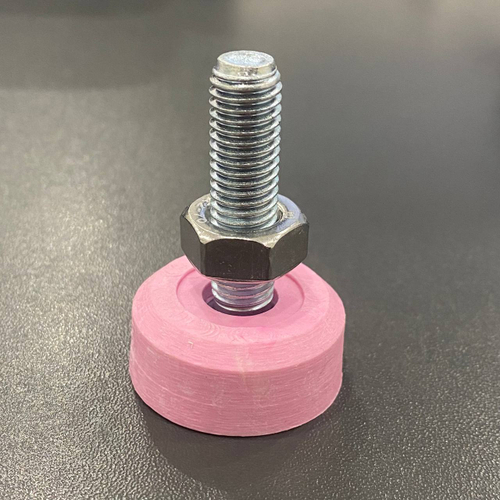 Ножка розовая М10*1.5 круглая - 1шт