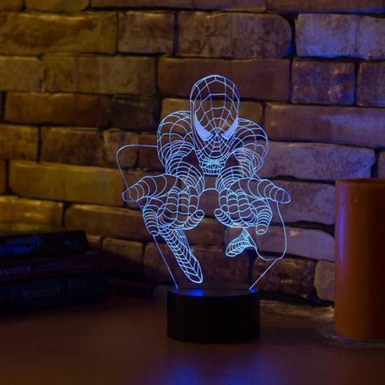 3D подсвечник Человек Паук в полёте