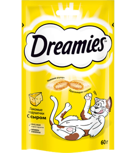 Дримис Лакомства для кошек сыр 60гр