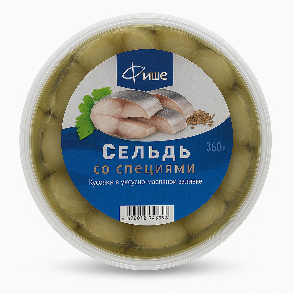 Сельдь с пряностями Фише 360 гр