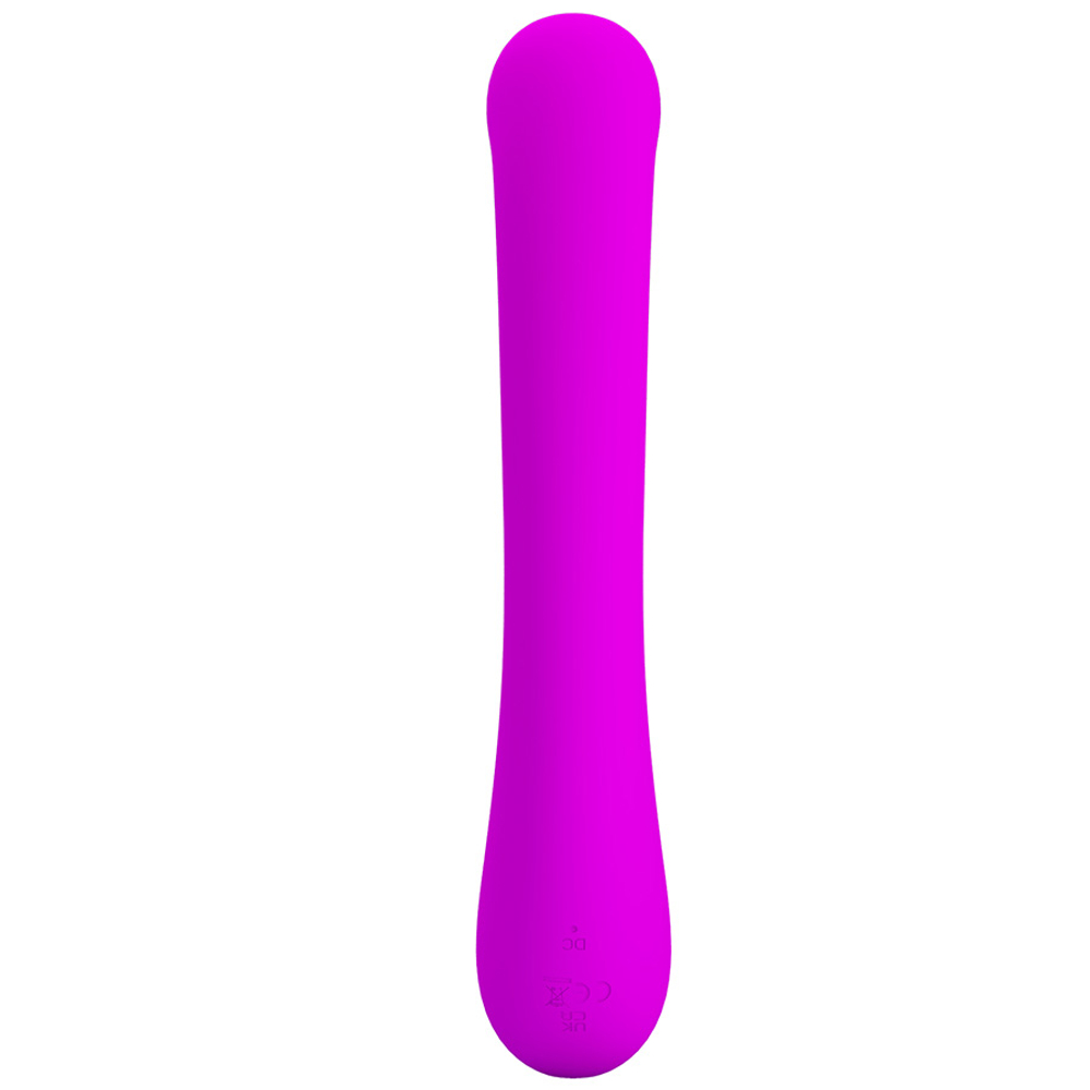 Фиолетовый вибратор-кролик 22см с LED-дисплеем Pretty Love Lamar Rabbit Vibrator & G-Spot Purple BW-500004-LED