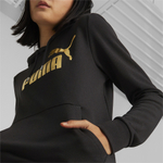 Женская толстовка PUMA ESS+ Metallic Logo  Hoodie