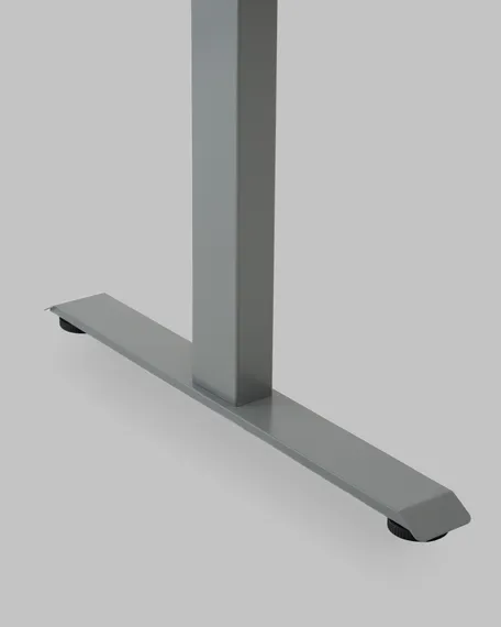 Подстолье для стола с электроприводом и регулировкой высоты, 2 мотора, память 4 уровня высоты, серый