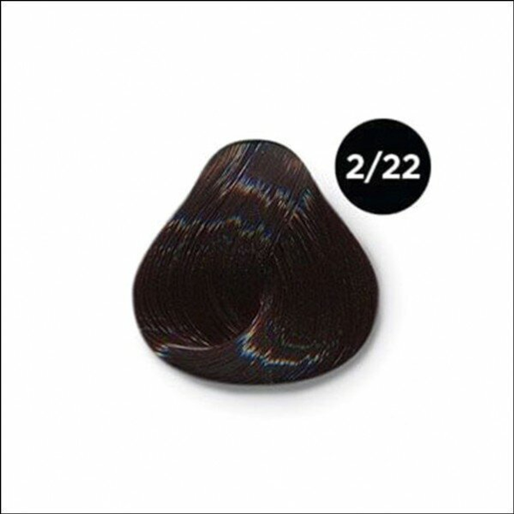 OLLIN COLOR 2/22 черный фиолетовый 60мл Перманентная крем-краска для волос