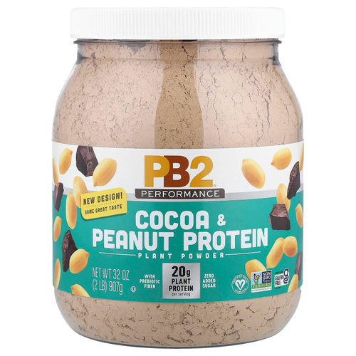PB2 Foods, Performance, какао и арахисовый протеин, 907 г (32 унции)