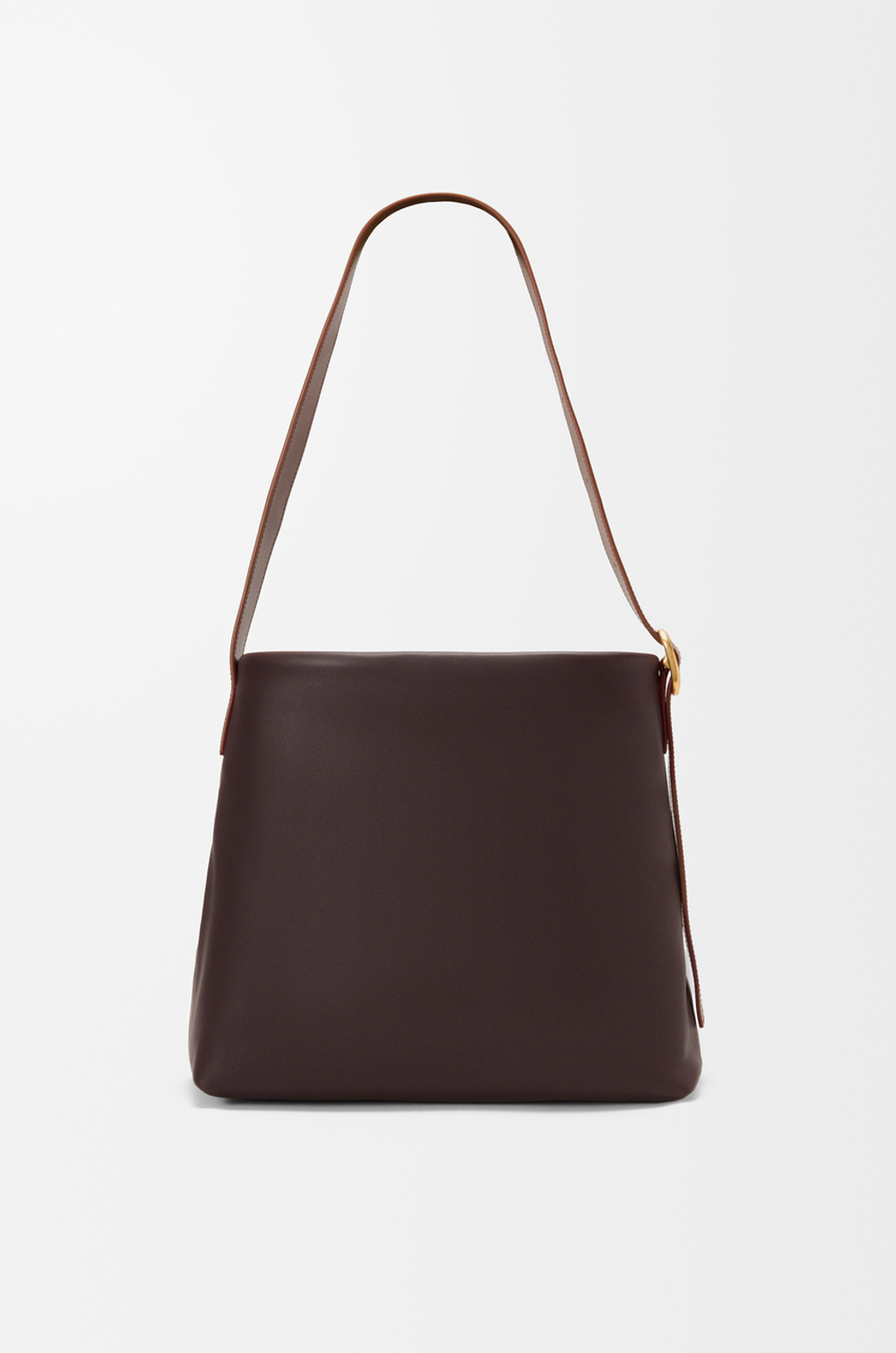 Loewe Сумка-тоут Draped из мягкой овечьей кожи наппа, темно-каштановый