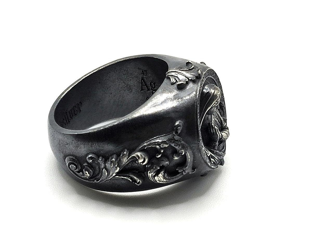 Перстень из серебра "Antique Prayer" AZR-044