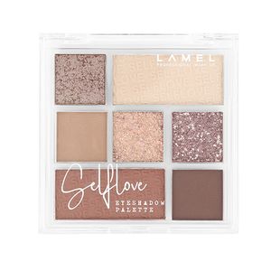 Набор теней для век LAMEL PROFESSIONAL SELFLOVE EYESHADOW PALETTE тон 401, яркость и стойкость