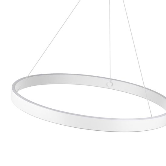 359449 OVER NT24 296 белый Светильник подвесной диммир. со сменой цв.темпер. (пульт ДУ/прилож. Smart Life) IP20 LED 50/12W 85-265V 3000-6000К SOTTO