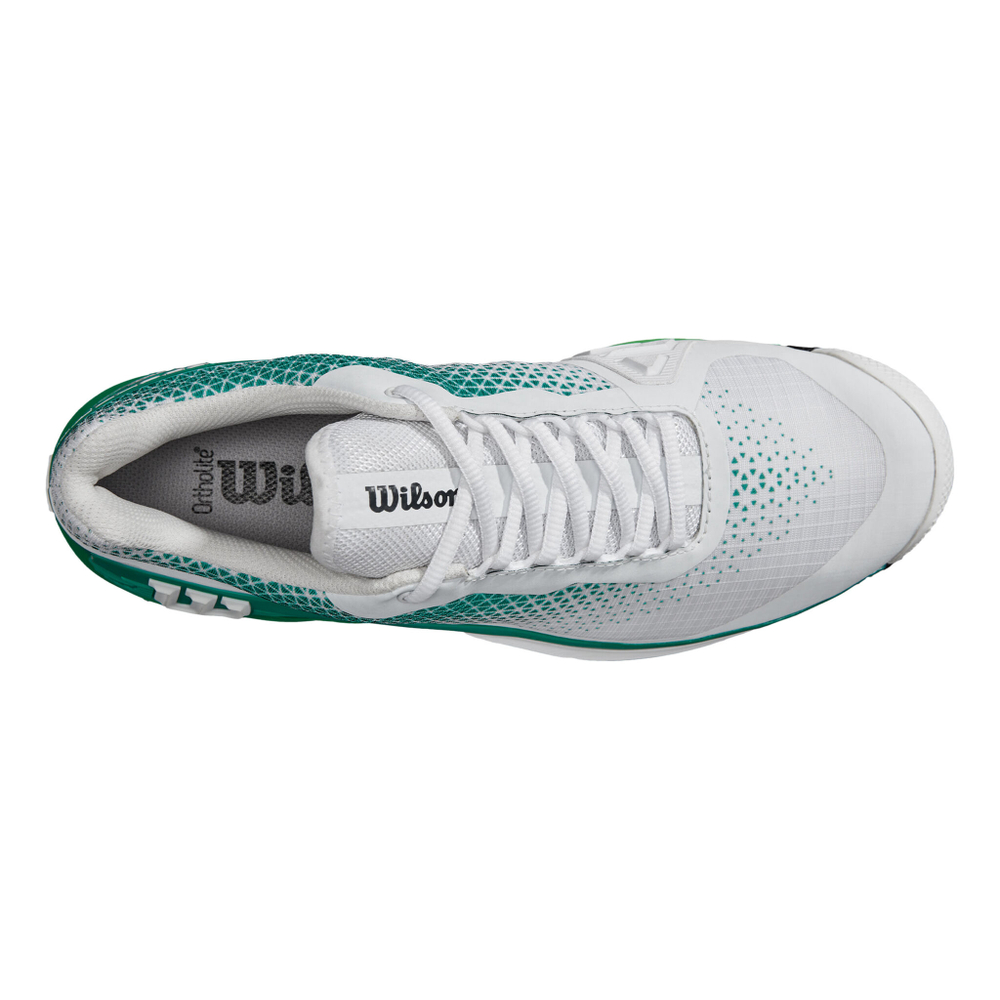 Мужские теннисные кроссовки Wilson Rush Pro 4.0 Clay Court Shoe Men - White, Green